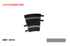 Ninco - 2 X 1/2 CURVA STD.