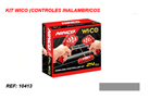 Ninco - KIT WICO (Tramo de conexiones,2 controles inalambricos)